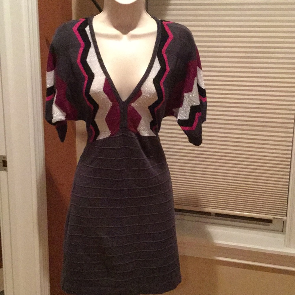 Venus Bodycon Kimono Sleeve Sweaterdress - Picture 2 of 4